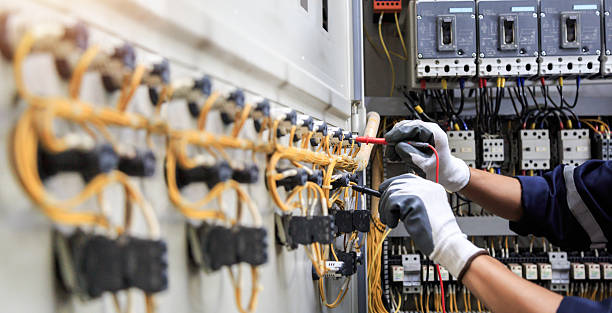 Professional Electrician technician working in Los Altos Hills, CA